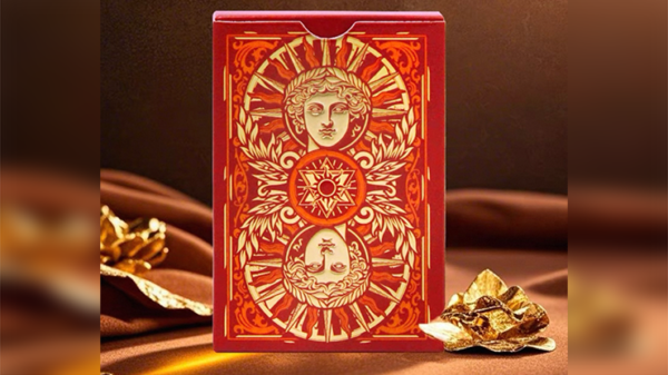 78853-alt2 Sun God Greek Mythology Themed Red Edition Playing Cards