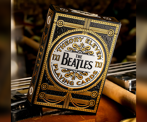 78883-full The Beatles Special Edition (Black) Playing Cards by theory11