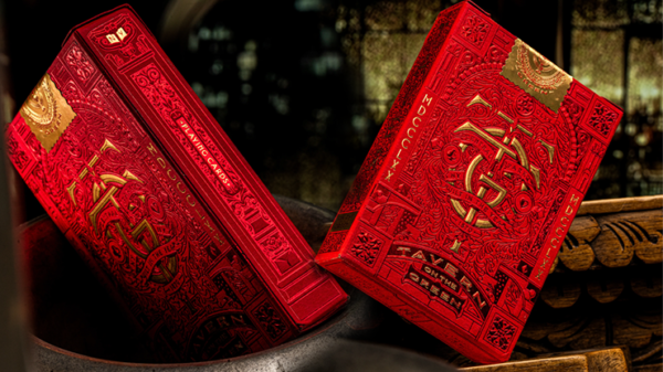 78907-alt1 Tavern on the Green: Red Edition Playing Cards by theory11