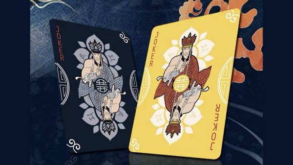 78913-alt5 XIYOU POKER Journey to the West Myth Edition (Blue) Playing Cards