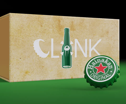 The Clink (Cap in Bottle) by Iarvel Magic and Wonder House (Heineken)
