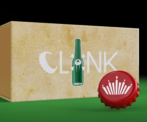 The Clink (Cap in Bottle) by Iarvel Magic and Wonder House (Budweiser)