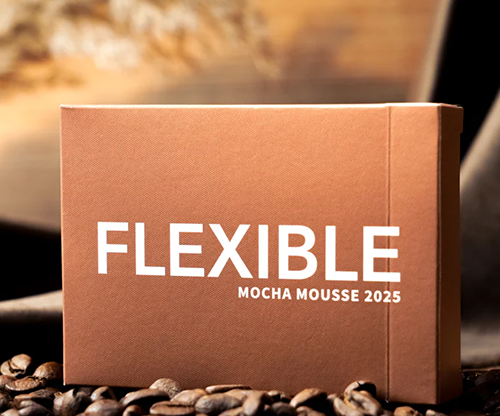 Flexible Mocha Mousse Playing Cards by TCC