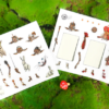 Childhood Playing Cards (Half Brick Standard  + Gilded ) by TCC & Lunzi