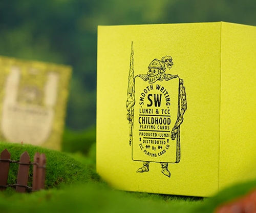 Childhood Playing Cards (Half Brick Standard  + Gilded ) by TCC & Lunzi