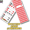 Mystery Card Streamer (Red 6 of Clubs) by PlayTime Magic DEFMA