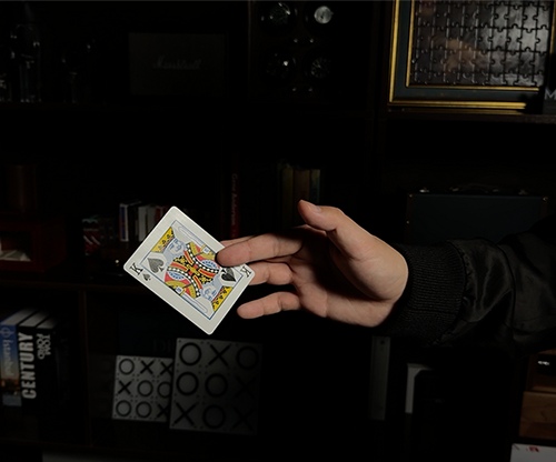 Ball on Card (Red) by Bond Lee & MS Magic