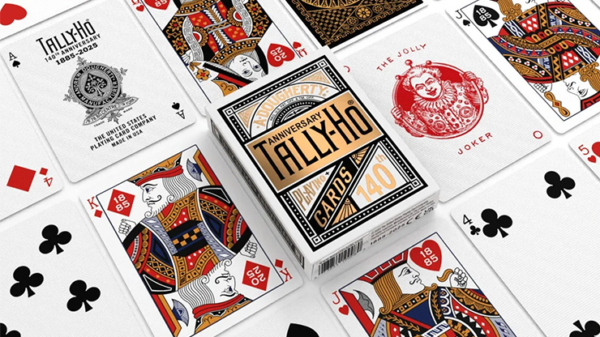 79326-alt1 Tally Ho 140th Anniversary (Metaluxe) Playing Cards by US Playing Card