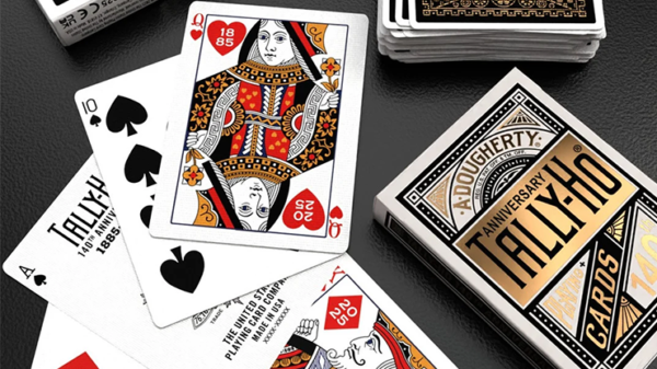 79326-alt2 Tally Ho 140th Anniversary (Metaluxe) Playing Cards by US Playing Card