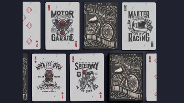 79338-alt1 Custom Motorcycles Playing Cards