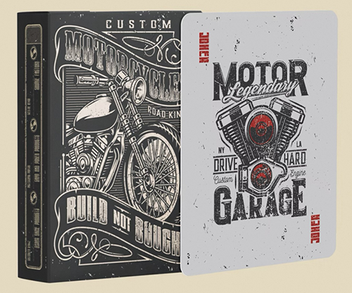 Custom Motorcycles Playing Cards