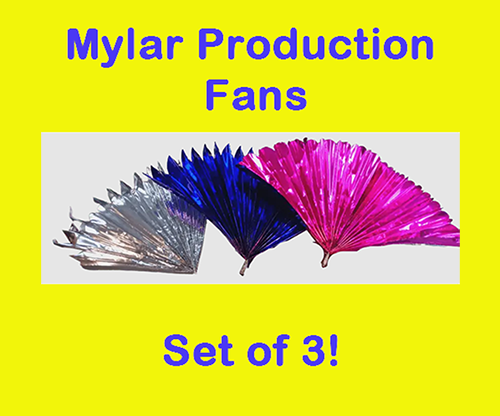 Mylar Production Fans (Set of 3)