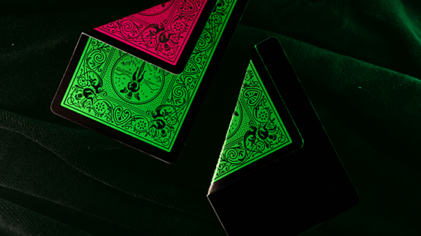 79557-alt3 Bicycle Reverse (Green) Playing Cards