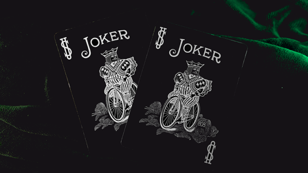 79557-alt4 Bicycle Reverse (Green) Playing Cards