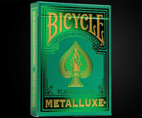 Bicycle Metalluxe Green Playing Cards by US Playing Card Co.