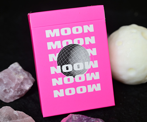 Moon (Pink) Playing Cards