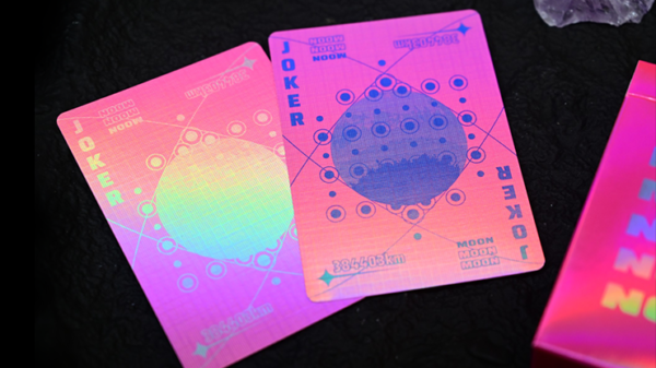 79782-alt2 Moon (Pink Holo) Playing Cards