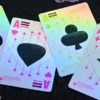 Moon (White Holo) Playing Cards