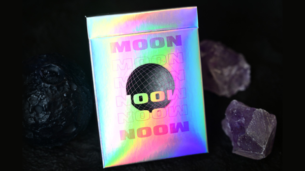 Moon (White Holo) Playing Cards