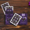 Grand Tulip Purple Playing Cards by Dutch Card House Company