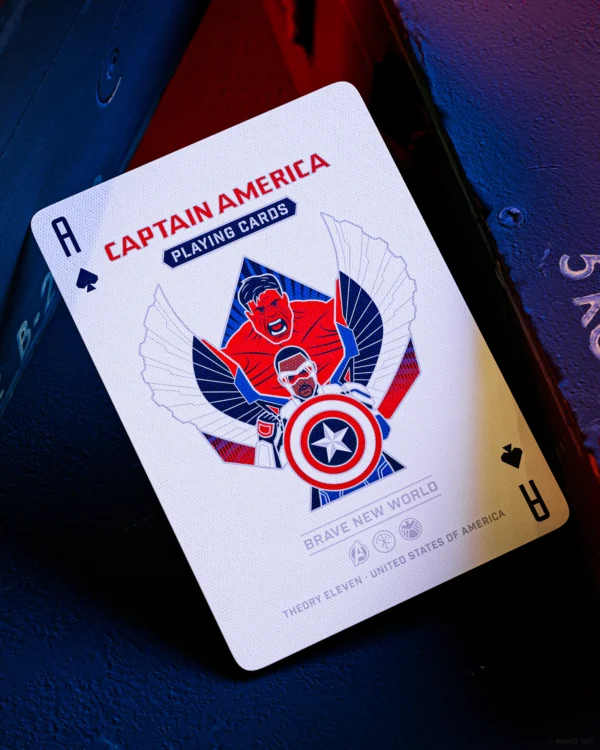 Captain America Playing Cards by theory11
