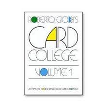 CardCollege1 Card College Volume 1 by Roberto Giobbi - Book