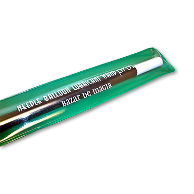 bcwandlub_whi-full Needle Balloon Lubricant Wand White Tips by Bazar de Magia - Trick