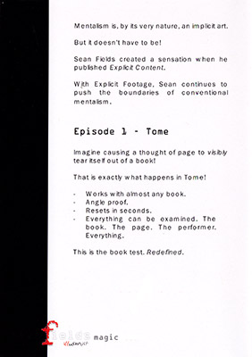 dvdsfexplicit_tome-alt1 Explicit Footage: Tome by Sean Fields - DVD