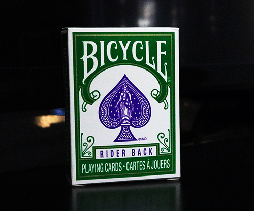 79484-full Mini Bicycle Cards (Green)