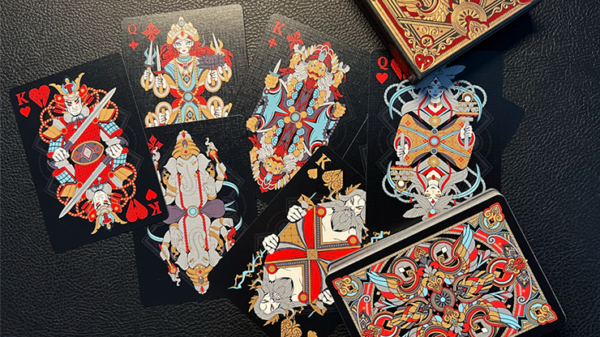 79753-alt2 Sacred Legends Black Edition Playing Cards by HypieLab