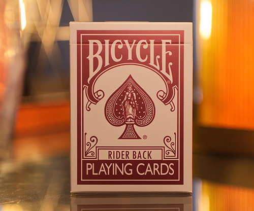 Bicycle Metallic Ruby Playing Cards