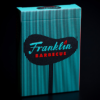 79998-full FRANKLIN BBQ RETRO BLACK PLAYING CARDS