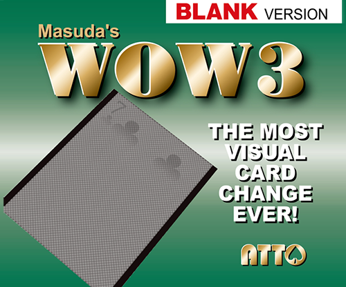 WOW 3.0 Blank (Gimmick and Online Instruction) by Masuda