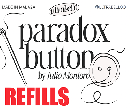 Paradox Button Refill (10 buttons + 1 envelope) by Julio Montoro and Ultrabello