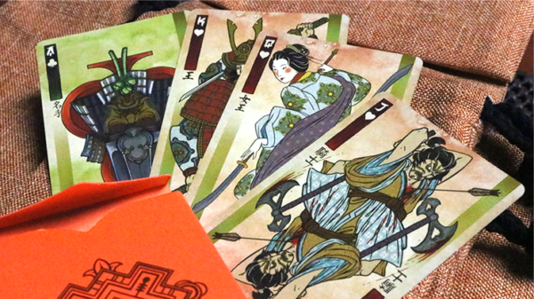 RONIN (Diamond Clan Edition Orange) Playing Cards by Kings Wild Project