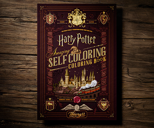 Harry Potter Self-Coloring Book by theory11