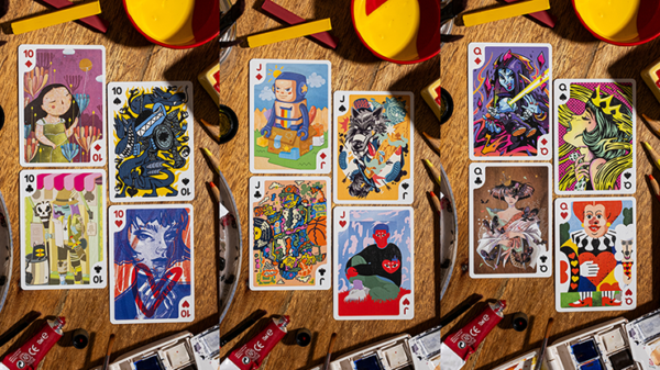 78953-alt4 Bicycle Sari Sari (Code Red Edition) Playing Cards