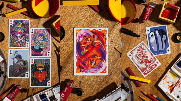 78953-alt5 Bicycle Sari Sari (Code Red Edition) Playing Cards