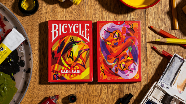 78953-full Bicycle Sari Sari (Code Red Edition) Playing Cards
