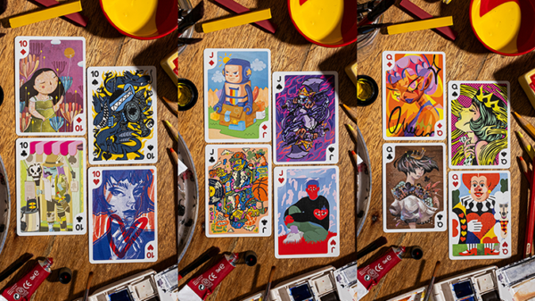 78954-alt4 Bicycle Sari Sari (Lemonade Edition) Playing Cards