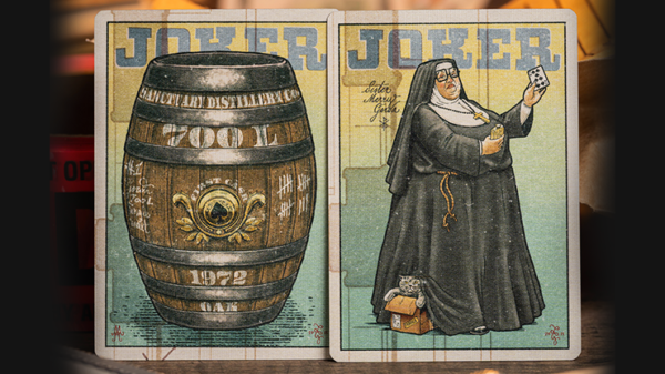 79668-alt2 Odd Fellows (Sister Merry Gorda) Playing Cards by Stockholm 17