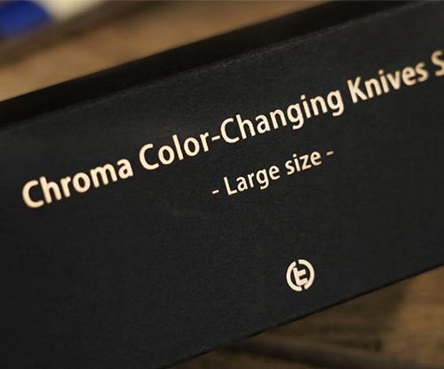 Chroma Color-Changing Knives Set (Large Size) by TCC Magic