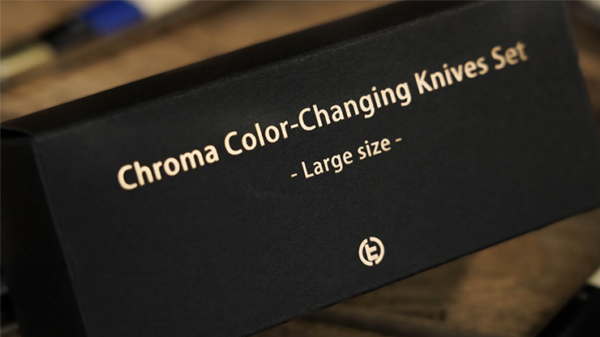 79931-full Chroma Color-Changing Knives Set (Large Size) by TCC Magic