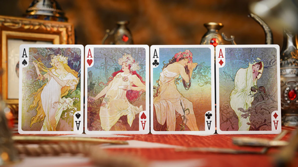 79960-alt3 Mucha Special Edition Playing Cards by 52 MUSÉE