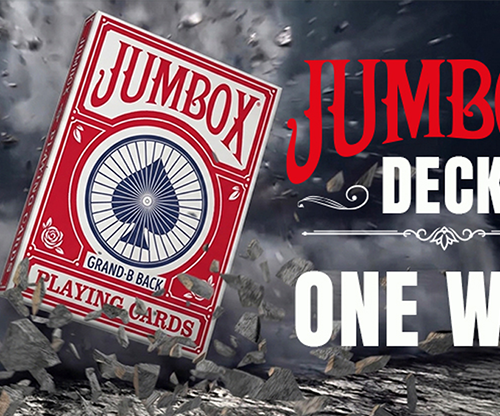 Jumbox One Way Deck (Red) by Magic Dream