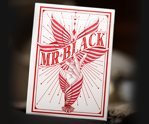 Mr. Black V2 (Red) Playing Cards
