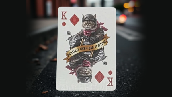 80157-alt5 Biker Cats Playing Cards by Collectable Playing Cards