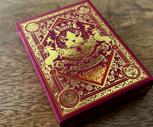 Neko Royal Red Playing Cards