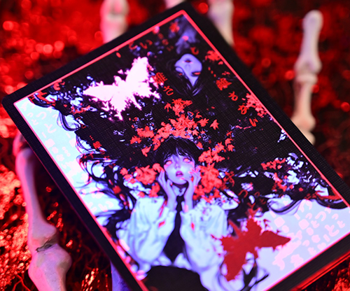 Crimson Maple Playing Cards by Evolkad