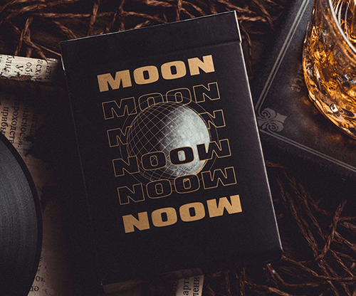 80227-full Moon (Black) Playing Cards